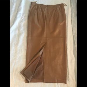 Leather Pencil Skirt